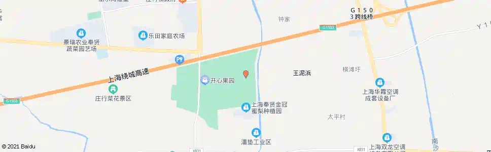 上海南庄路潘垫中心路_公交站地图_上海公交_妙搜公交查询2024