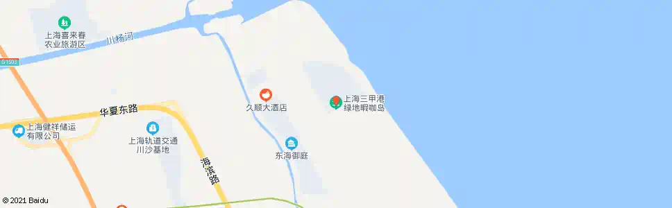 上海滨海度假村_公交站地图_上海公交_妙搜公交查询2024