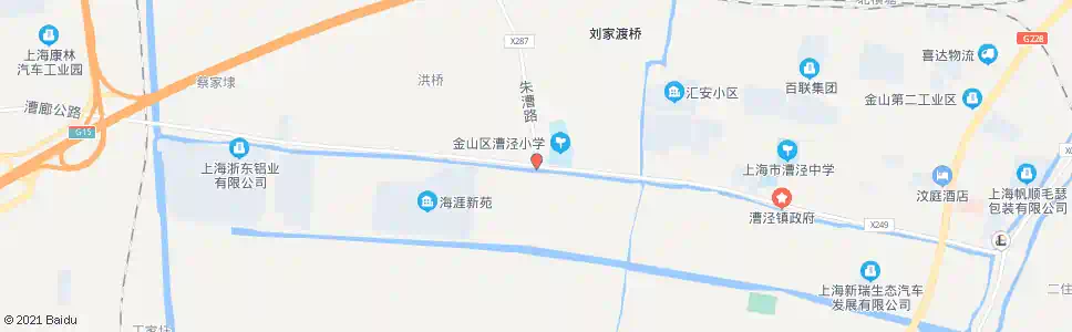 上海漕廊公路朱漕路_公交站地图_上海公交_妙搜公交查询2024