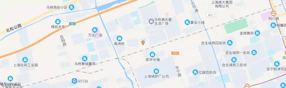 上海马桥文化中心_公交站地图_上海公交_妙搜公交查询2024