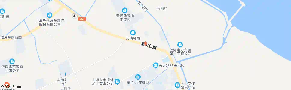 上海蕰川公路石太路_公交站地图_上海公交_妙搜公交查询2024