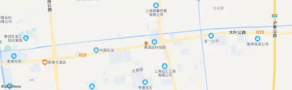 上海大叶公路利泰路_公交站地图_上海公交_妙搜公交查询2024