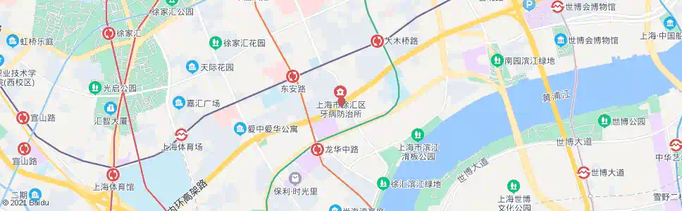 上海中山南二路船厂路_公交站地图_上海公交_妙搜公交查询2024