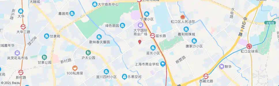 上海延长中路童家浜_公交站地图_上海公交_妙搜公交查询2024