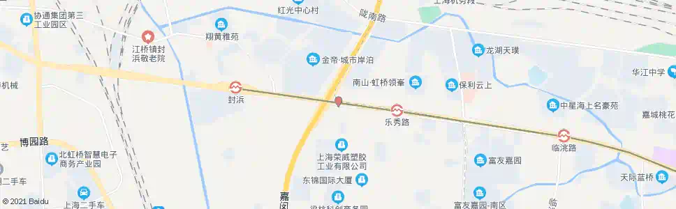 上海曹安公路金园五路_公交站地图_上海公交_妙搜公交查询2024