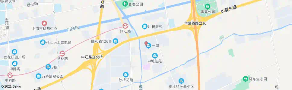 上海孙耀路华夏中路_公交站地图_上海公交_妙搜公交查询2024