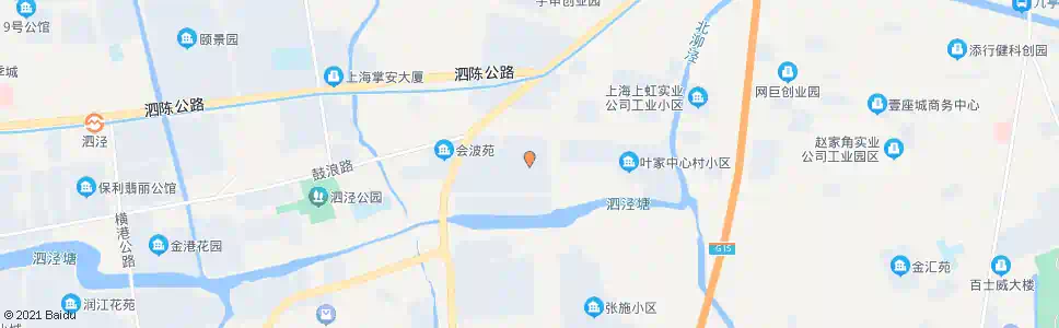 上海泗泾(沪松公路川江路)_公交站地图_上海公交_妙搜公交查询2024