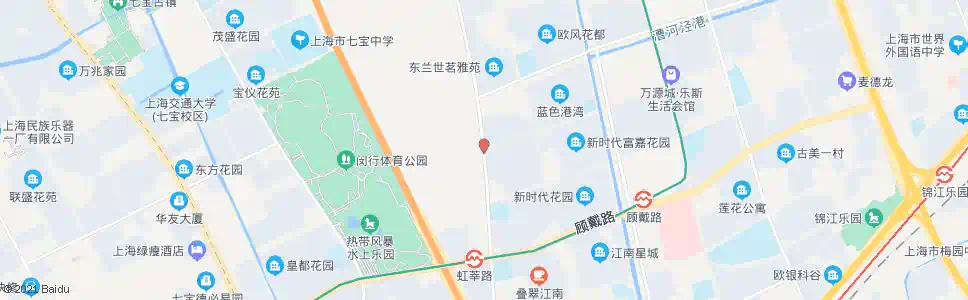 上海虹莘路古龙路_公交站地图_上海公交_妙搜公交查询2024