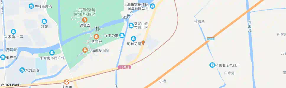 上海祥凝浜路沪青平公路(东大门)_公交站地图_上海公交_妙搜公交查询2024