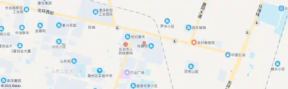 长治裕警苑小区_公交站地图_长治公交_妙搜公交查询2024