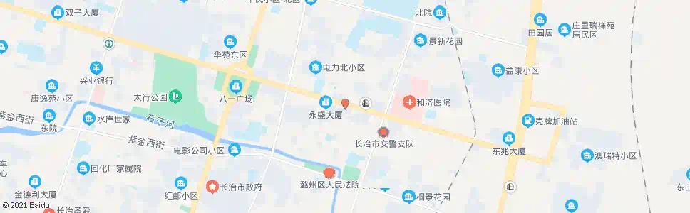 长治征费稽查局_公交站地图_长治公交_妙搜公交查询2024