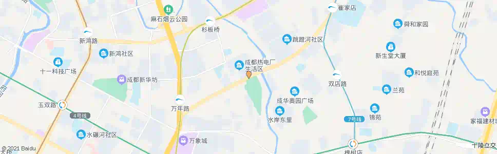 成都跳蹬河_公交站地图_成都公交_妙搜公交查询2024