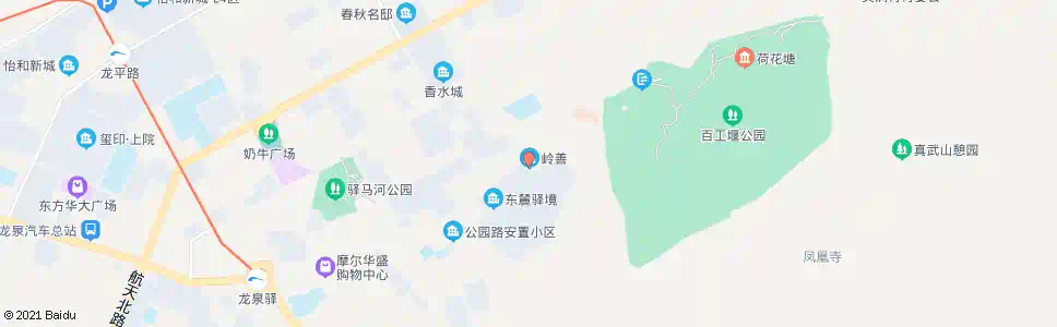 成都东麓驿境二号门_公交站地图_成都公交_妙搜公交查询2024