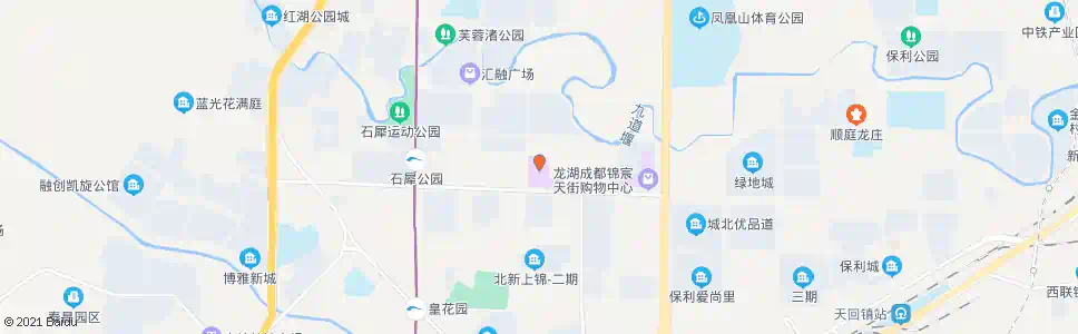 成都福地广场_公交站地图_成都公交_妙搜公交查询2024