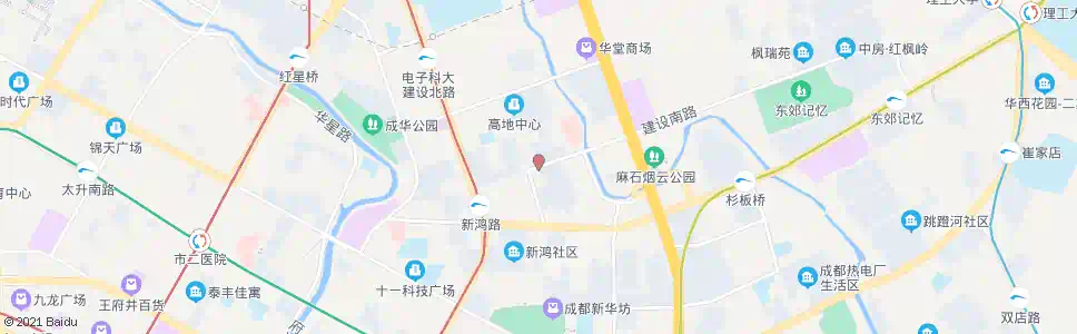 成都建设南新路口_公交站地图_成都公交_妙搜公交查询2024