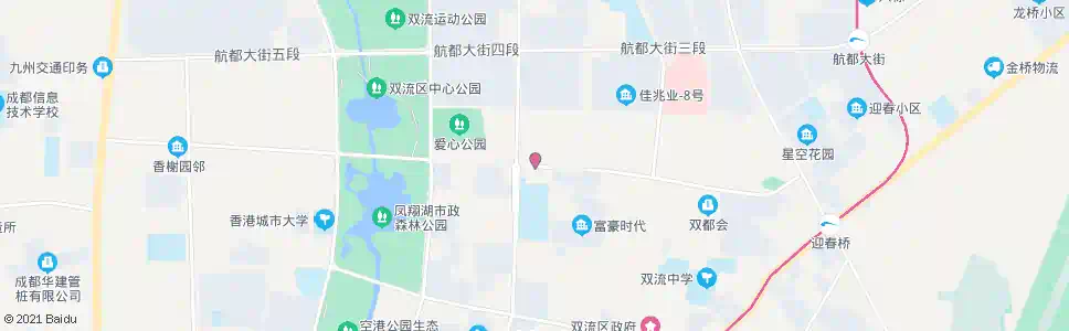 成都双中实验学校北_公交站地图_成都公交_妙搜公交查询2024