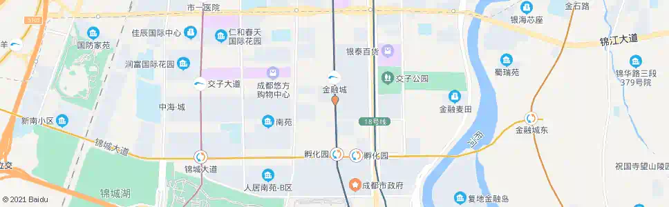 成都交子南一路_公交站地图_成都公交_妙搜公交查询2024