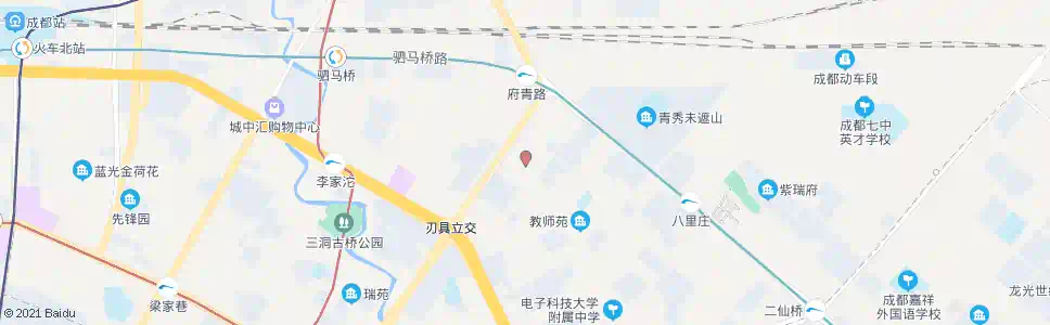 成都新风路_公交站地图_成都公交_妙搜公交查询2024