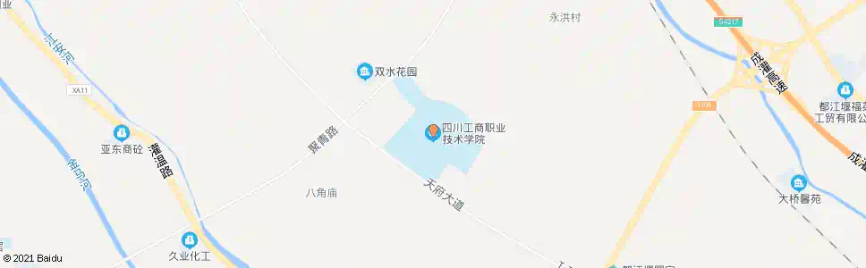 成都四川工商职业技术学院_公交站地图_成都公交_妙搜公交查询2024