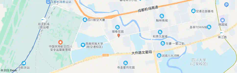 成都瑞升明院_公交站地图_成都公交_妙搜公交查询2024