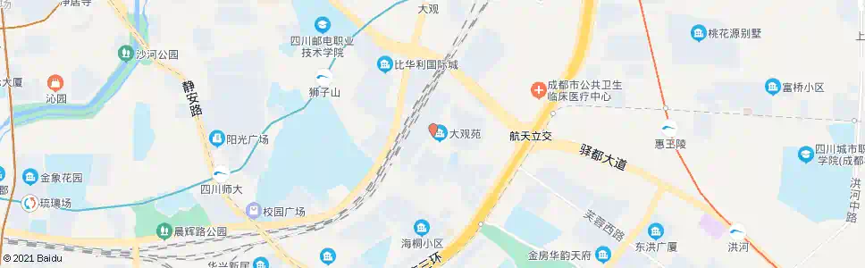 成都国槐街_公交站地图_成都公交_妙搜公交查询2024