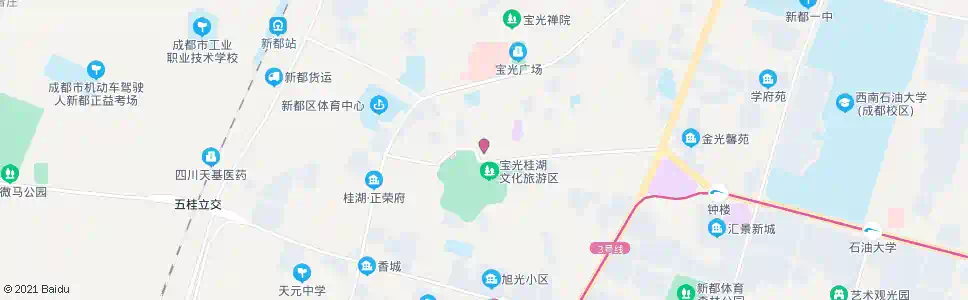 成都新都体育场_公交站地图_成都公交_妙搜公交查询2024