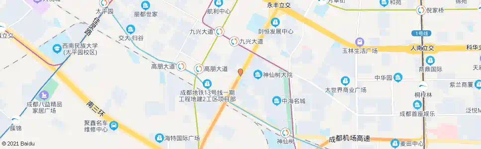 成都高棚子_公交站地图_成都公交_妙搜公交查询2024