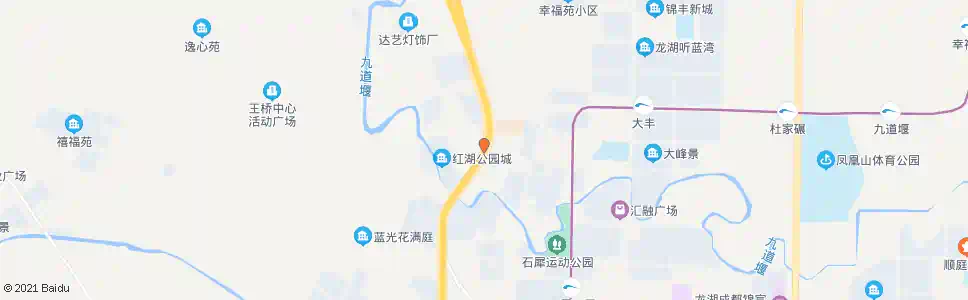 成都华美街口_公交站地图_成都公交_妙搜公交查询2024