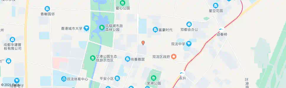 成都花月中街_公交站地图_成都公交_妙搜公交查询2024