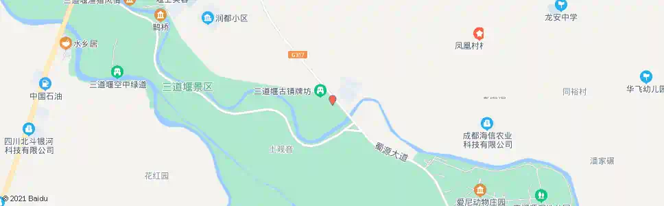 成都三堰村_公交站地图_成都公交_妙搜公交查询2024