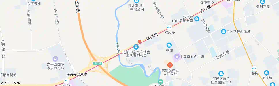 成都武侯大道金江中路口_公交站地图_成都公交_妙搜公交查询2024