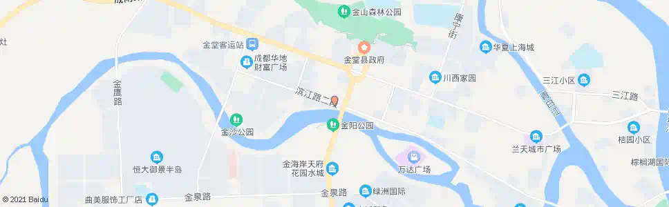 成都三江渔府_公交站地图_成都公交_妙搜公交查询2024