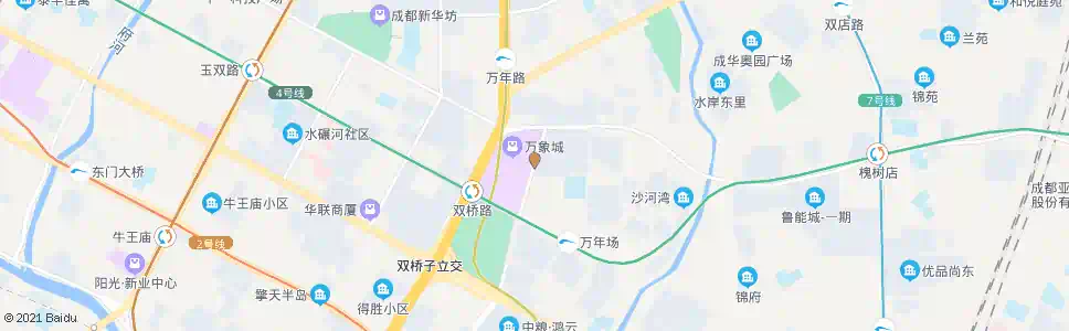 成都双成二路_公交站地图_成都公交_妙搜公交查询2024