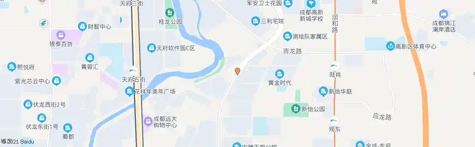 成都会龙村_公交站地图_成都公交_妙搜公交查询2024