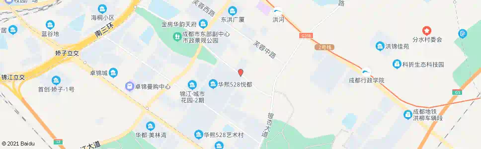 成都百日红中路_公交站地图_成都公交_妙搜公交查询2024