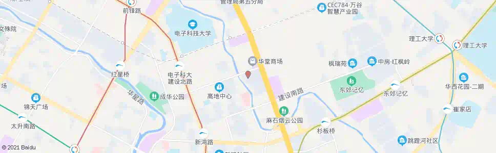 成都建华路口_公交站地图_成都公交_妙搜公交查询2024