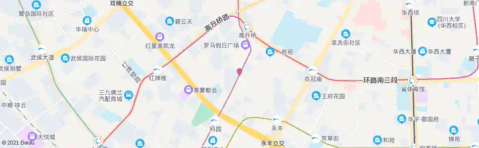 成都肖家河_公交站地图_成都公交_妙搜公交查询2024