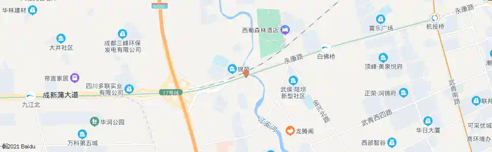 成都永康路_公交站地图_成都公交_妙搜公交查询2024