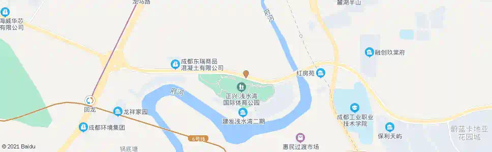 成都浅水湾体育公园_公交站地图_成都公交_妙搜公交查询2024