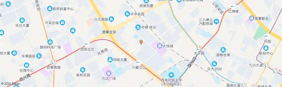 成都太平园中四路_公交站地图_成都公交_妙搜公交查询2024