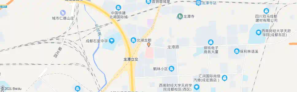 成都龙港路西_公交站地图_成都公交_妙搜公交查询2024