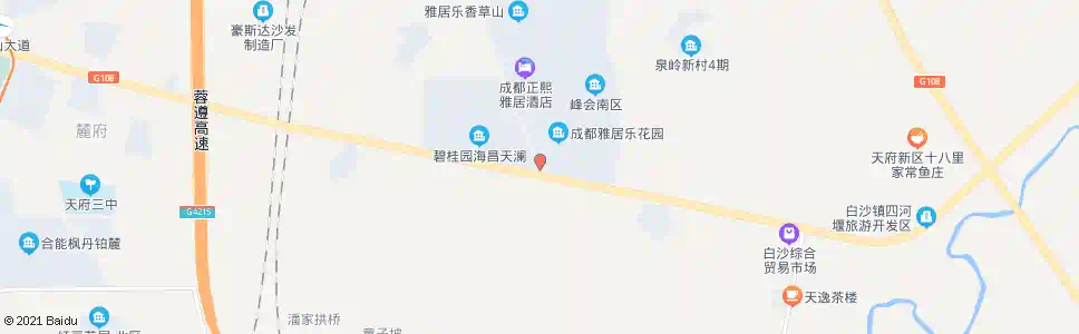 成都麓山大道韩婆岭_公交站地图_成都公交_妙搜公交查询2024