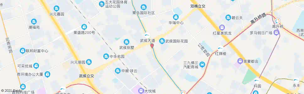 成都武阳大道武侯大道口_公交站地图_成都公交_妙搜公交查询2024