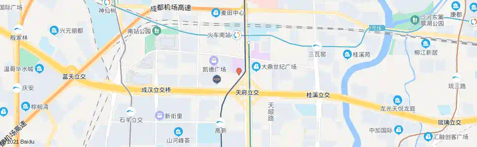 成都泰和一街东_公交站地图_成都公交_妙搜公交查询2024