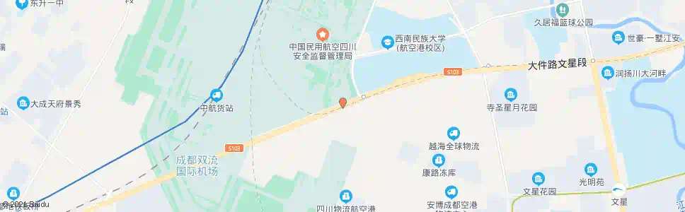 成都大件路机场路口_公交站地图_成都公交_妙搜公交查询2024