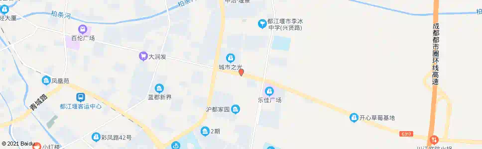 成都都江堰新闻中心_公交站地图_成都公交_妙搜公交查询2024