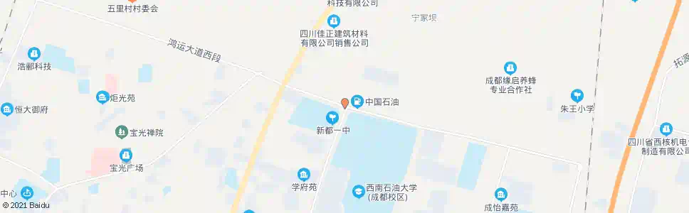 成都蜀龙大道北段绕城大道口_公交站地图_成都公交_妙搜公交查询2024