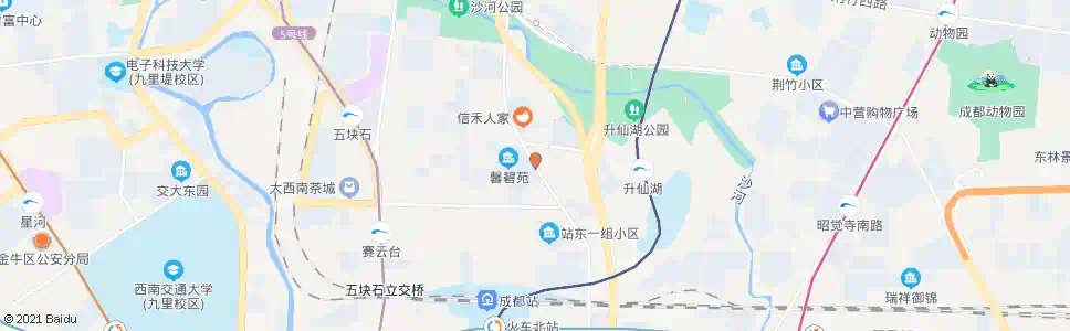 成都八里桥路_公交站地图_成都公交_妙搜公交查询2024