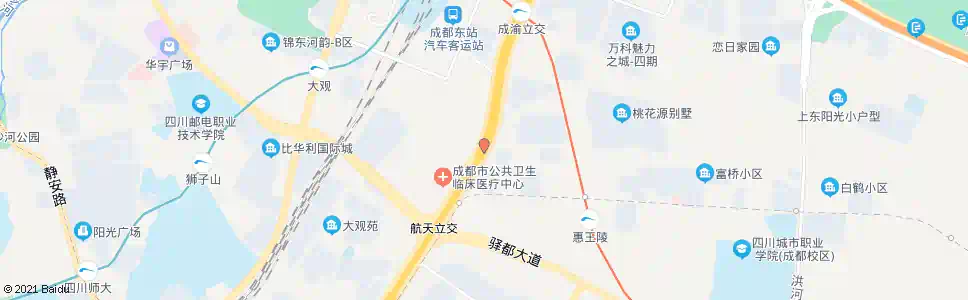 成都三环惠王陵西路口_公交站地图_成都公交_妙搜公交查询2024