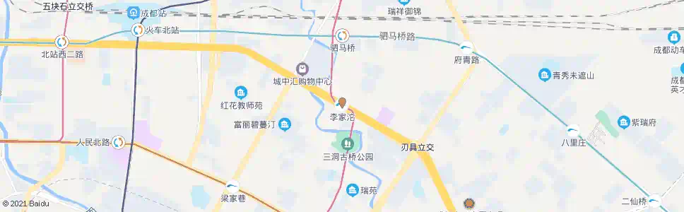 成都李家沱站_公交站地图_成都公交_妙搜公交查询2024